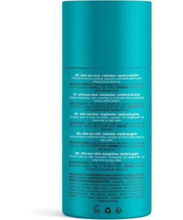 ATTITUDE After Sun Stick Plastic-Free Waterless Plant and Mineral-Based Ingredients Vegan Beauty and Suncare Products Mint and Cucumber 85 grams - Buy Online on GoSupps.com