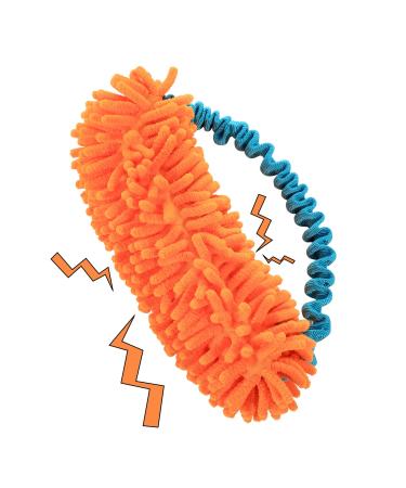 Schitec dog toys interactive game training rope dog toys squeaky dashy toys for puppies small medium and large dogs chenille+curved handle