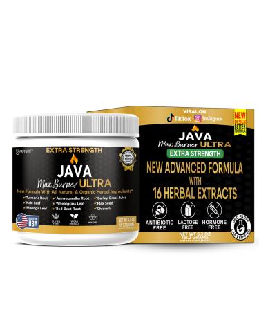GREENVIFY Java Max Burner Ultra Extra Strength Natural & Organic Herbal Ingredients 5.3 oz (1)