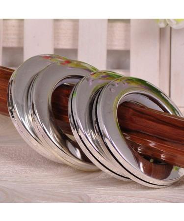 AchNau 1-9/16 Inner Dia Silver Plastic Curtain Grommets - Pack of 16 - Buy Online on GoSupps.com