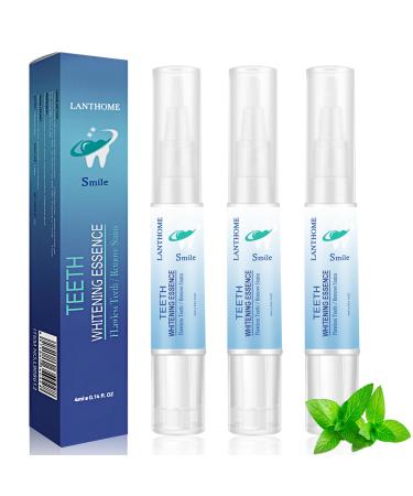Teeth Whitening Pen Teeth Whitening Essence Teeth Whitening Gel Pen Teeth Whitening Essence Pen for Whitening Teeth Cleaning Teeth Stains & Reducing Teeth Yellowing (3pcs)