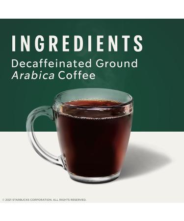 Starbucks Decaf Caff Verona Ground Coffee 100% Arabica - 6 Bags (12 oz each) - Buy Online on GoSupps.com