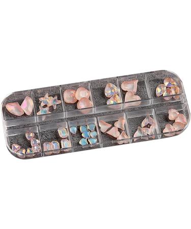 12 Grids Fashion Crystal Nail Art Jewelry Charms Crystal 3D Rhinestones DIY Nail Rhinestones Nail Decoration Nail Art Supplies Crystal Stones Crystal Nail Art Nail Art Jewels - Buy Online on GoSupps.com