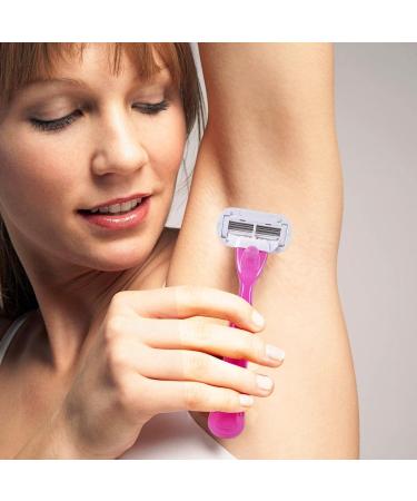 Aibyks Women's Razor | Portable Lady Shaver Set with 4-Layer Blade & Protective Mesh - Perfect for Leg & Body Hair Removal - Buy Online on GoSupps.com
