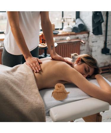 Beavorty Thai-Spa Massage Small Compress Ball - 2 Warm Massage Balls & Chinese Moxa Bag for Body Relaxation | Aromatherapy Spa Tools - Buy Online on GoSupps.com