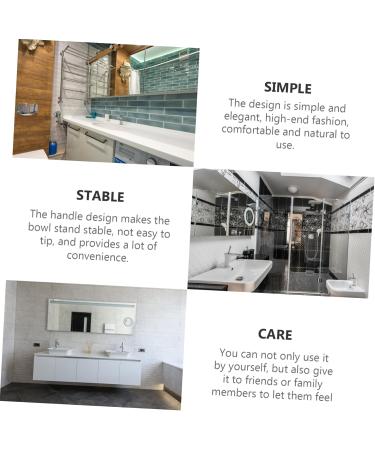 FRCOLOR 6 STK Razor Wood Mixing Bowls Stainless Steel Shaving Brush & Japanese Soup Bowls Rustproof Durable Perfect for Rice & More - Buy Online on GoSupps.com