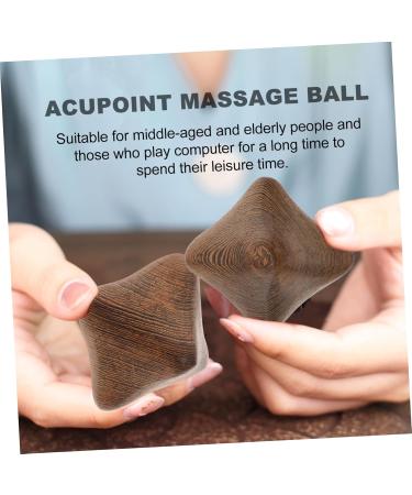 FOMIYES 6 STK Wenge Health Ball - Finger Training & Pain Relief Stress Reducing Gymnastics Balls - Mahogany Handball Toy D cor (7x7x7cm Set of 3) - Buy Online on GoSupps.com