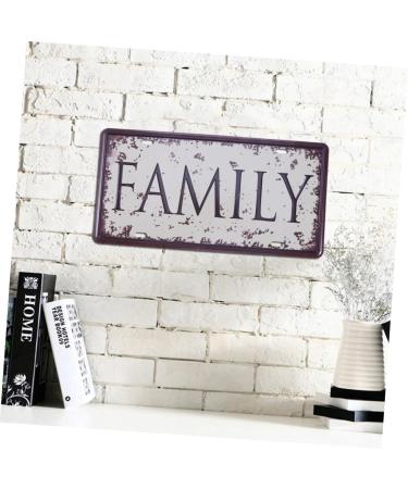 ABOOFAN Vintage Decor Retro Decor Vintage Sign Wall Decor License Plate Decorative Paintings Metal - Buy Online on GoSupps.com