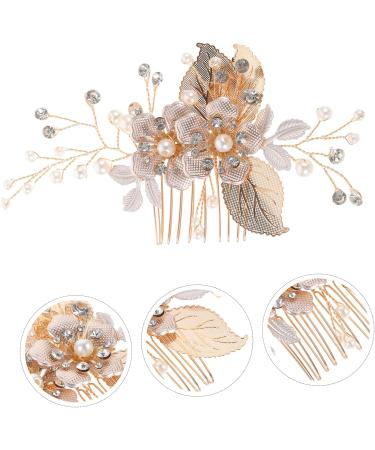 Hair Comb Bridesmaid Hear Decoration Flower Clips Wedding Hair Accessories Birthday Headpiece Hair Styling Accessories Bride Hair Accessory Tiara Miss Headgear Alloy Princess - Buy Online on GoSupps.com