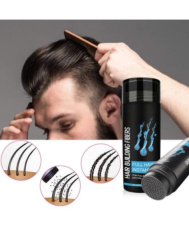 Hair Building Fibers Professional Quality Fibre Hair Powder Spray Hair Fibres Dark Brown Hair Loss Concealer for Men and Women for Bald Spots & Thinning Hair(Dark Brown Set) - Buy Online on GoSupps.com