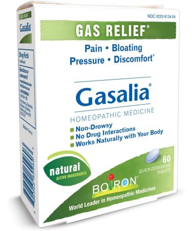 Boiron Gasalia - Natural Gas Relief Tablets | 60 Tablets - Buy Online on GoSupps.com