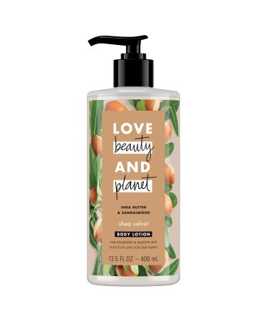 Love Beauty and Planet Shea Velvet Body Lotion Shea Butter & Sandalwood 13.5 fl oz (400 ml) - Buy Online on GoSupps.com