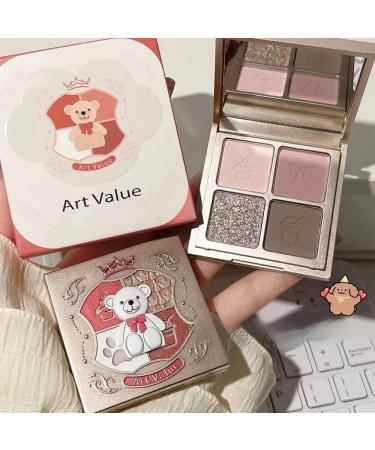 Eyeshadow Velvety Pigmented Blendable Matte Metallic & Shimmer Finishes Creamy Formula Four Way Quad Eye Shadow Palette (1) - Buy Online on GoSupps.com