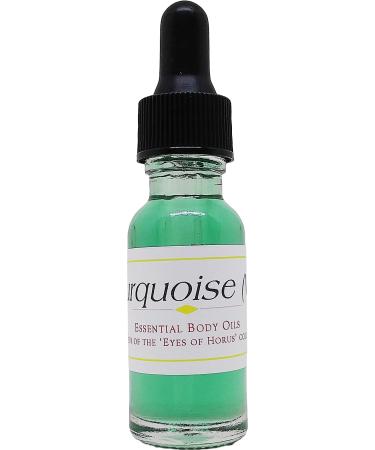 Turquoise - Type MK For Women Scented Body Oil Fragrance Glass Dropper Top - 1/2 oz. - ID#38682 0.5 Fl Oz (Pack of 1)