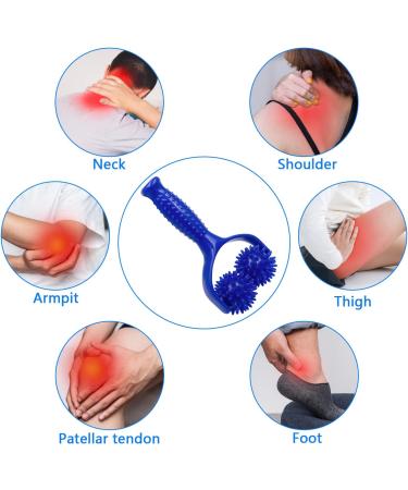 Buy Gzcaiyun Hedgehog Ball Massage Roller Set - 1 Piece Scooter & Ball for Legs Back Arms & Shoulders - International Shipping Available - Buy Online on GoSupps.com