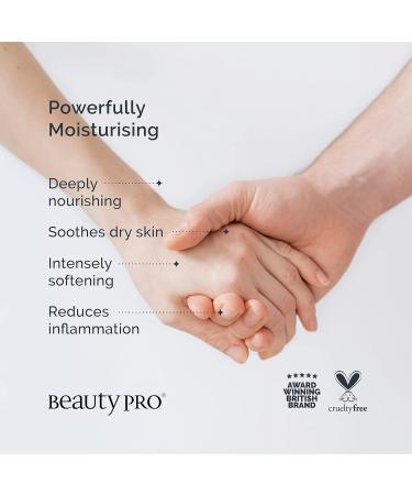 BeautyPro Hand Therapy Hand Mask with Collagen & Argan Oil - Moisturizing Gloves Treatment for Cracked, Dry Hands - Safe for Natural and Extension Nails - Buy Online on GoSupps.com