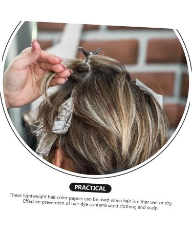 Angoily 100 Sheets Hair Dye Release Paper Hair Coloring Paper Diy Hair Dye Paper Mini Top Hat Headband T Tool Hair Foils Barber Shop Tool Hair Removal White Hairdressing Tool - Buy Online on GoSupps.com