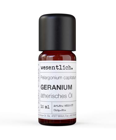 Geranium oil (rose geranium) - pure essential oil from essential. - 100% natural from the glass bottle (10ml)
