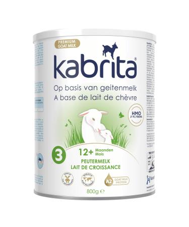 Kabrita 3 | Lait de ch vre de croissance +12 mois | Lait pour b b nourrissant et doux pour le ventre | Contenu : 800g