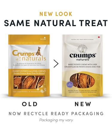 Crumps' Naturals Beef Liver Bites for Pets 5.5 -Ounce & Sweet Potato and Liver for Pets 11.6-Ounce Brown 11.6oz / 330g (SPL-330) - Buy Online on GoSupps.com