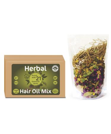 Herbal Hair Oil Mix | 76 g x 3 packs | 21 Essential herbs for hair growth | Make your own hair oil with 21 100% Natural herbs & Seeds | Product of India