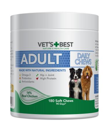 Vet's Best Daily Soft Chews - Supplements for Adult Dogs 180 Chews Adults