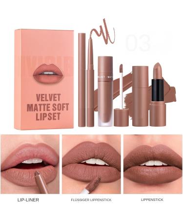  Generisch Collection of matte lipsticks velvety color formula waterproof liner pencils long-lasting smooth finish with rich pigmented coverage professional makeup choice for - Buy Online on GoSupps.com