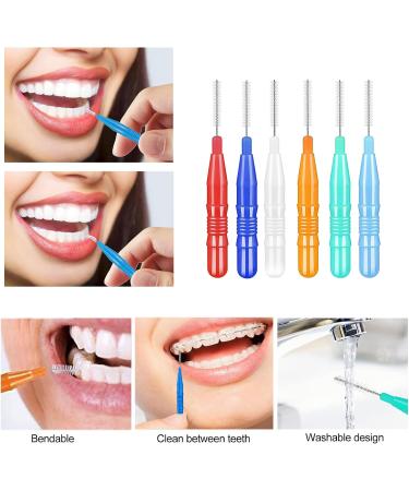 Ilantule 30-Piece Interdental Brush Set - Effective & Easy Cleaning for Interdental Spaces - Multiple Sizes for Optimal Oral Care - Buy Online on GoSupps.com