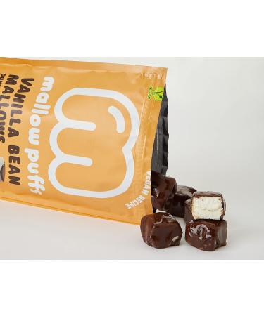 Mallow Puffs Chocolate Vanilla Bean Mallows - 100g | Delicious International Treats | Buy Online - Buy Online on GoSupps.com