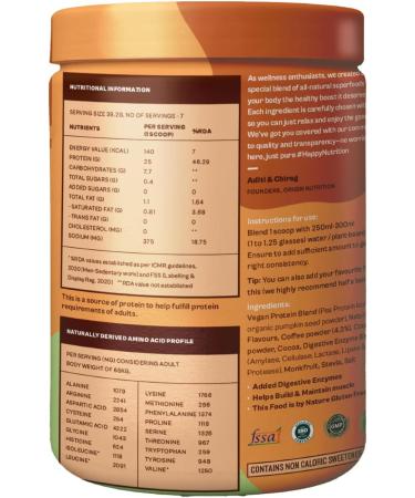 100% Natural Vegan Plant Protein Powder - Easy Digest Filter Coffee 25g Protein Gluten Free Dairy Free No Added Sugar Soy Free Non-GMO - 7 Servings (284g - Buy Online on GoSupps.com