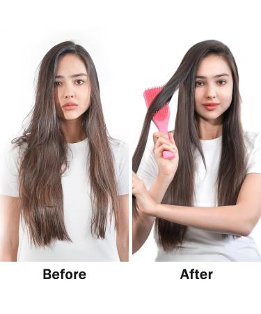 Shinlea Hairbrush - Degrade-Free Styling Brush for Wet & Dry Hair | Reduces Breakage & Eliminates Knots | Perfect for All Hair Types | Pink - Buy Online on GoSupps.com