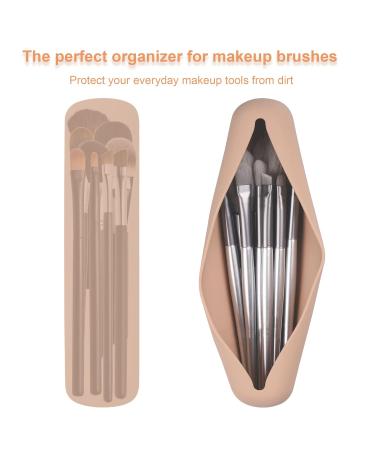 FERYES Travel Makeup Sponge Brush Holder - Silicone Beauty Blender Case for Makeup Brushes - Organizer for Travel - Buy Online on GoSupps.com