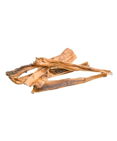 123 ... dog!- Cattle head skin 30cm - 2.5kg gently dried beef head for dogs quality from Europe ideal tooth cleaning long cowhide (beef head skin 30cm)