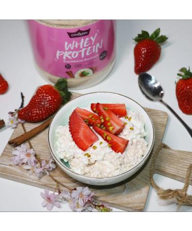 GymQueen Whey Protein Powder Vanilla 500g Fitness Protein Shake Can Support Muscle Building High Quality Protein Powder with 73g Protein Per 100g No Sugar Added - Buy Online on GoSupps.com