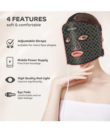 Hottoerak Red Light for Face upgrade 850nm Near-Infrared Light & 660nm Red Light Professional Red Light Lamp at Home Gray - Buy Online on GoSupps.com