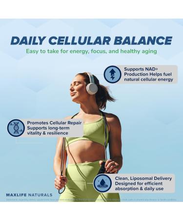 Liposomal NMNH 1000mg - 120 Capsules, Dihydronicotinamide Mononucleotide NAD+ Precursor - Ultra-Absorbable NAD Plus Complex, Liposomal NMN Supplements Capsules for Aging Support & Cellular Energy - Buy Online on GoSupps.com