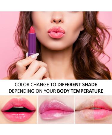Princessa Magic Color Changing Lipstick Set - 6 Pcs | Aloe Vera Infused, Long Lasting Formula | Moisturizing Lip Makeup - Buy Online on GoSupps.com
