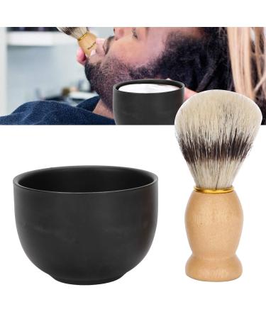 2pcs Set Stainless Steel Shaving Bowl & Brush Kit | Men's Facial Care Tool for Barber Shops | International Shipping Available - Buy Online on GoSupps.com