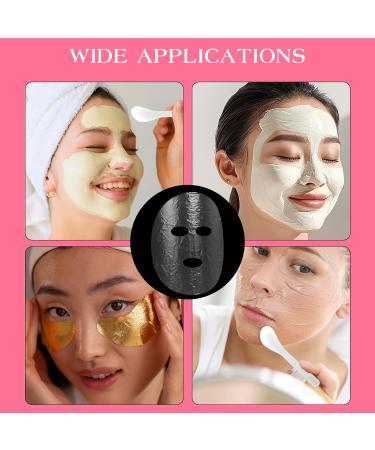 200 Sheets Disposable Facial Mask - Transparent Moisturizing Sheet Masks for Skin Care & DIY Spa - Plastic Wrap & Spatula Included - Buy Online on GoSupps.com