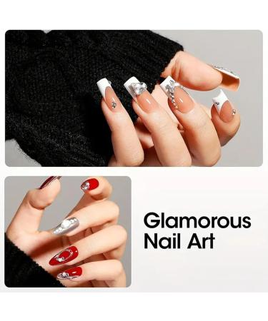 3D Nail Gel - 15ml No-Wipe Clear Sculpting Formula | UV/LED Nail Art Gel for Rhinestones Chrome Powders Decals and Decorative Moldings - Buy Online on GoSupps.com