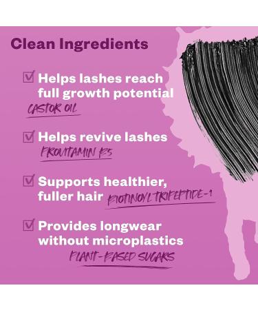 Kosas The Big Clean Mascara - Intense Black | Longwear Formula for Fluffy Lashes - Buy Online on GoSupps.com