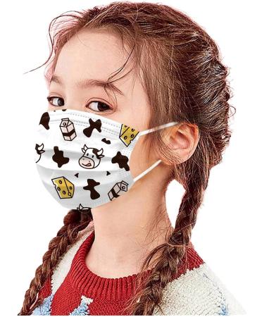 10/50 Pcs Children's Disposable Mask Cartoon Cartoon Print Mouth Scarf With Melt Blown Face_Mask Kids Mouth Nose Protection 10pcs-h Kids - Buy Online on GoSupps.com