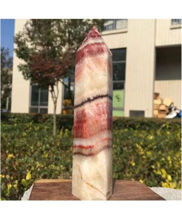 Natural Pork Stone Column Quartz Crystal Tower Point Madafascar 1pc (Size : 800-900g) - Buy Online on GoSupps.com
