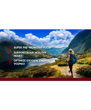 Vita Spinach Powder - Natural Nitric Oxide Booster for Energy Endurance & Blood Flow - Red Spinach Extract Superfood Supplement (30 Servings - Buy Online on GoSupps.com