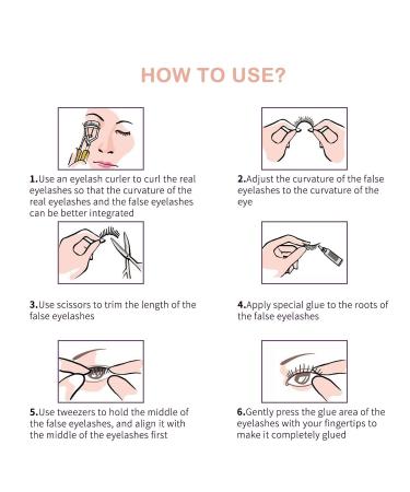 3D False Eyelashes - Reusable Long & Thick Handmade Dramatic Eyelashes (4 Pairs) with Clip - Enhance Your Makeup Look - Buy Online on GoSupps.com