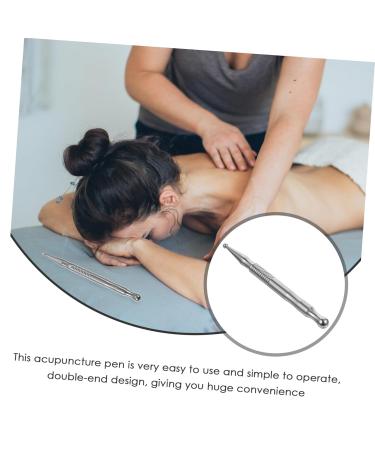 Beavorty Manual Acupuncture Pen & Massage Device - Stainless Steel 304 - Effective Pain Relief & Relaxation - Buy Online on GoSupps.com