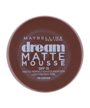 Gemey Maybelline Dream Matte Mousse Foundation 70 Cocoa 110 g (Pack of 1) 70 Cacao
