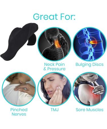 Vive Neck and Shoulder Relaxer - Chiropractic Support Pillow for Neck Pain Relief - Buy Online on GoSupps.com