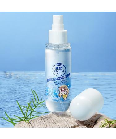Refreshing spray for clothes refreshing summer spray | Fast cooling spray with cooling mist 100ml natural plant-based cooling agent mist - Buy Online on GoSupps.com