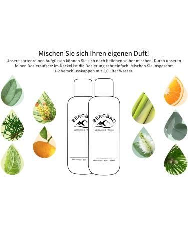 Bergbad Sauna Infusion Set - 4 x 250ml | Soothing & Refreshing Natural Essential Oils | Perfect Gift Set for Every Mood - Buy Online on GoSupps.com